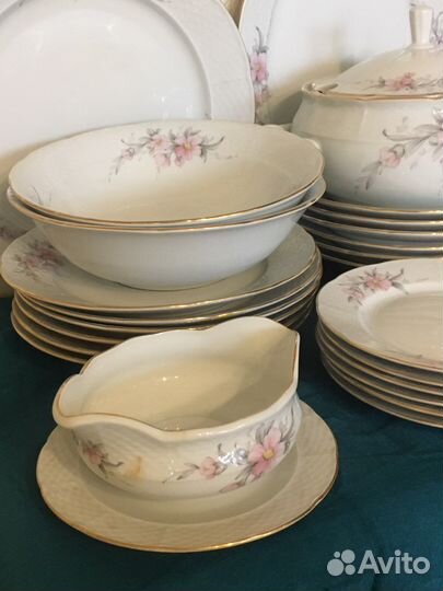 Чешский столовый сервиз Винтаж