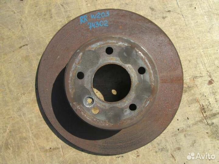 Тормозной диск задний Mercedes-Benz C230 W203
