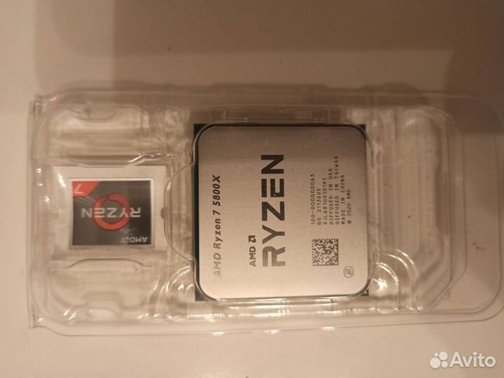Процессор AMD Ryzen 7 5800X, новый