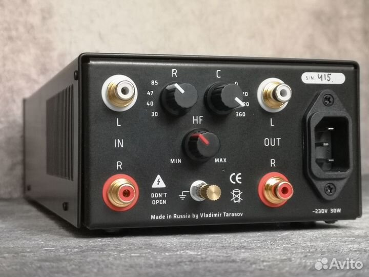Фонокорректор Тарасова / vssvet ламповый rev. 3