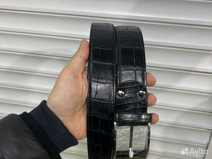 Ремень из кожи крокодила