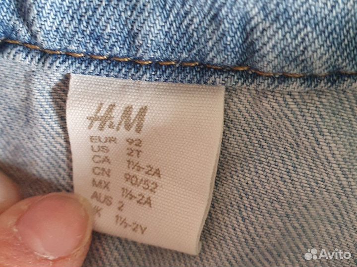 Джинсовка для девочки hm 92