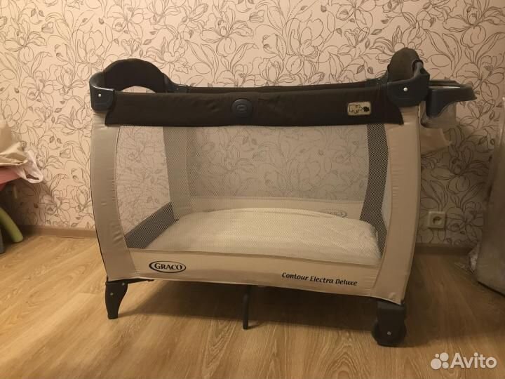 Graco contour electra clearance deluxe travel cot