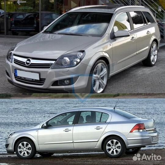 Порог левый Opel Astra H 2004-2014 седан (Polcar)