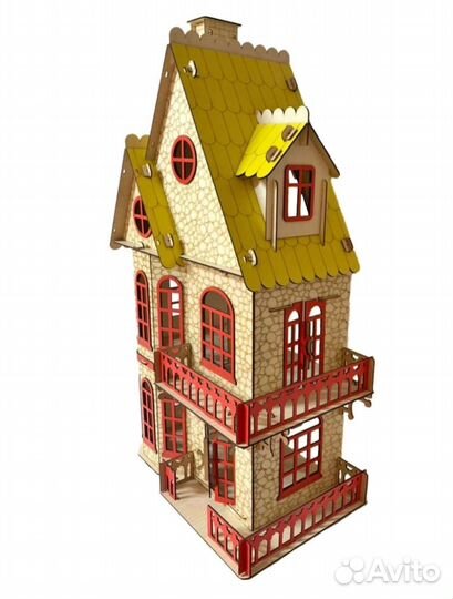 Кукольный домик с мебелью