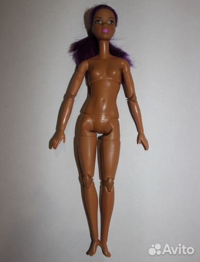 Головы Барби Аша на теле йоги серый топ