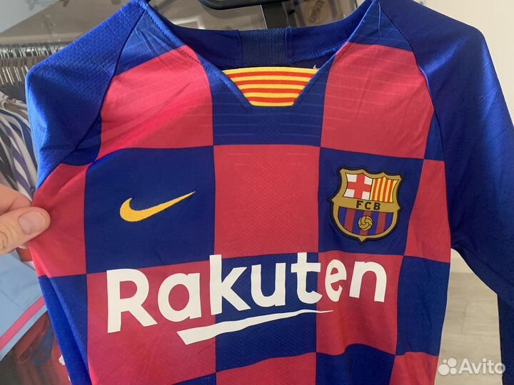 Футболка Месси Барселона 2019/2020 длинный рукав