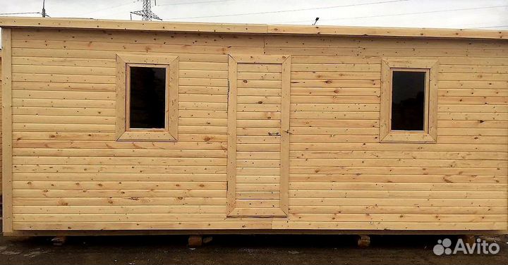 Бытовка деревянная садовая с завода