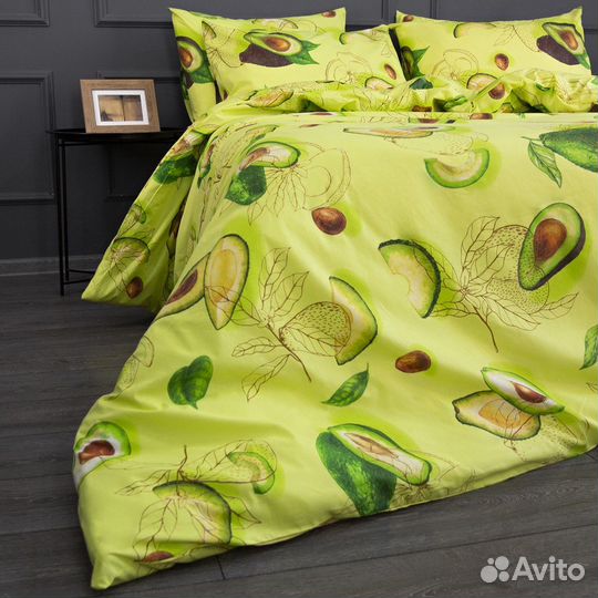 Постельное белье перкаль Спелый авокадо