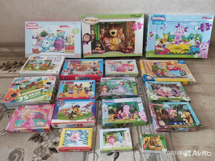Пазлы для малышей