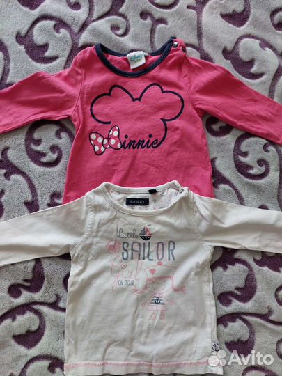 Детские вещи пакетом 74-80 на девочку
