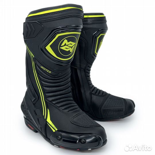 Мотоботы Moteq Terra black-yellow