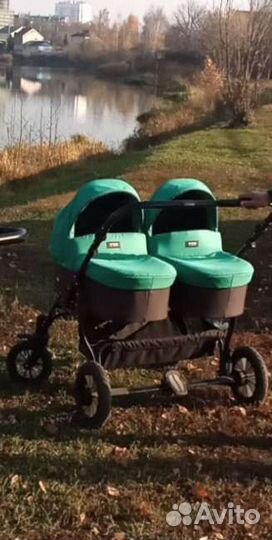 Коляска для двойни 2 в 1