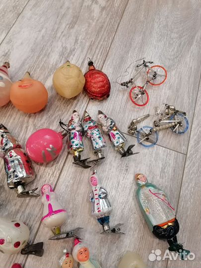 Елочные игрушки СССР советские