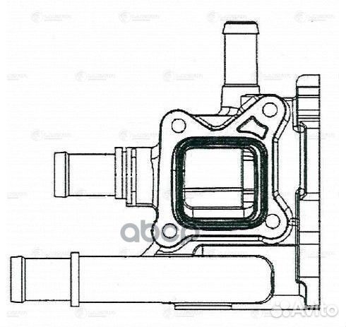 Корпус термостата LT0549 luzar