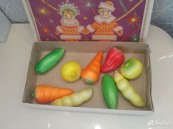 Елочные игрушки СССР набор
