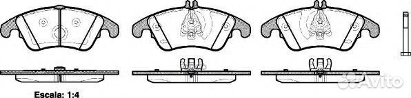 Колодки тормозные 130400 Remsa