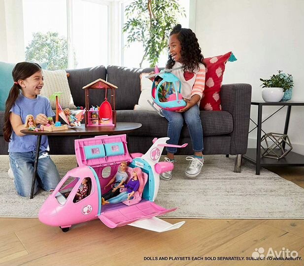 Самолет Barbie