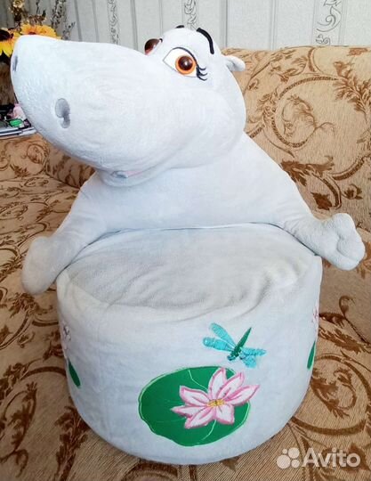 Кресло Игрушка бегемот