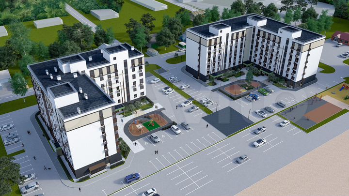 Квартира-студия, 40 м², 4/7 эт.