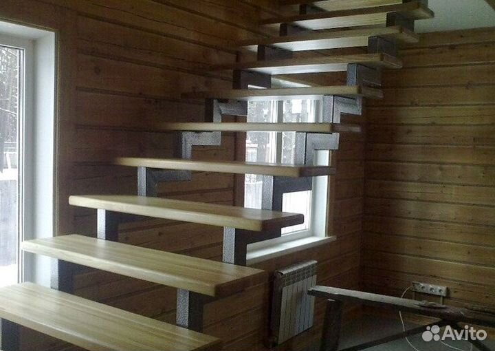 Лестницы на металлокаркасе