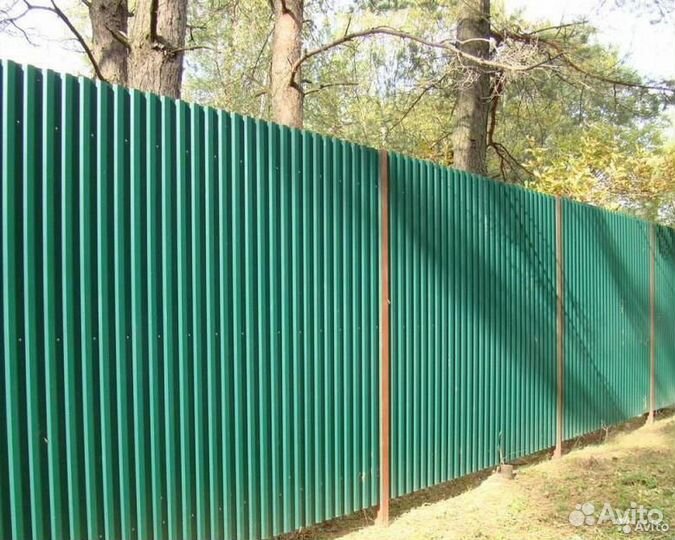Забор из профнастила
