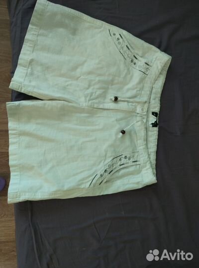 Шорты женские белые размер 46