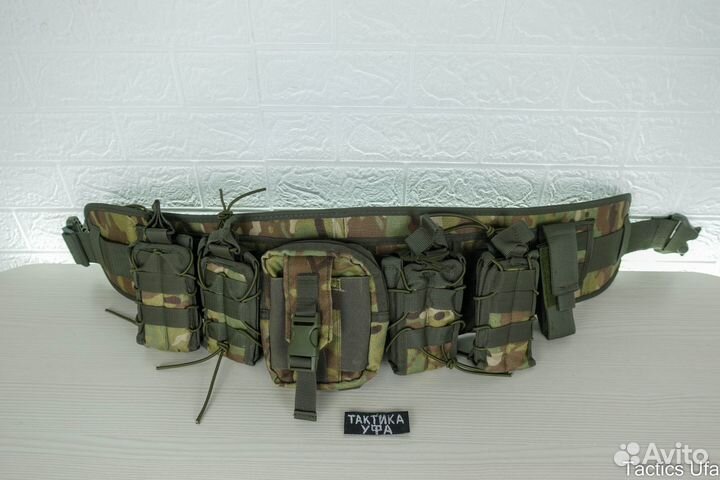 Разгрузка тактическая поясная с молле мох и олива