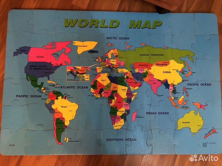 Коврик - пазл 