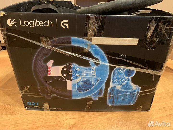 Руль logitech g27 хорошее состояние