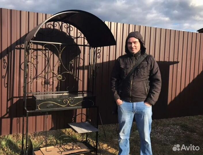 Мангал в стиле лофт