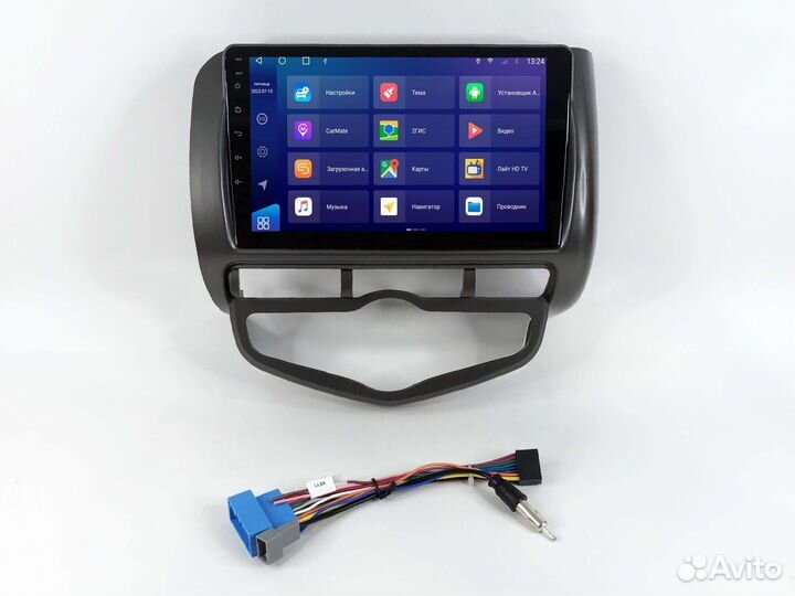 Магнитола Honda Jazz 1 Fit 1 01-08 4/64 Android