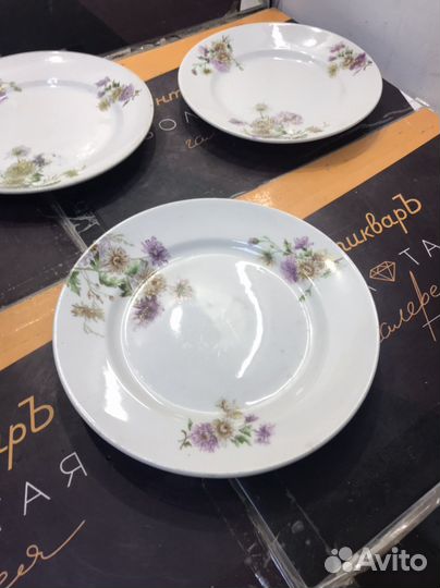 Набор старинных тарелок дулево к