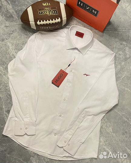 Рубашка hugo, размеры от S(46) до 2XL(54)