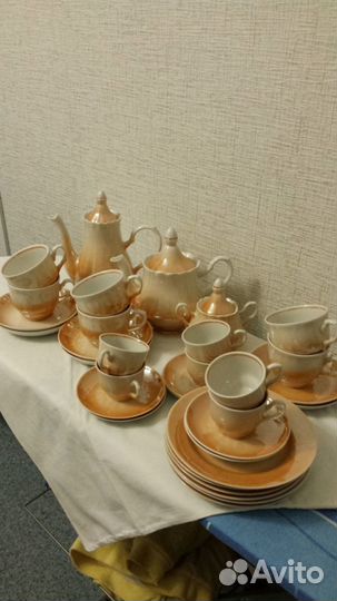 Кофейно-чайный сервиз новый
