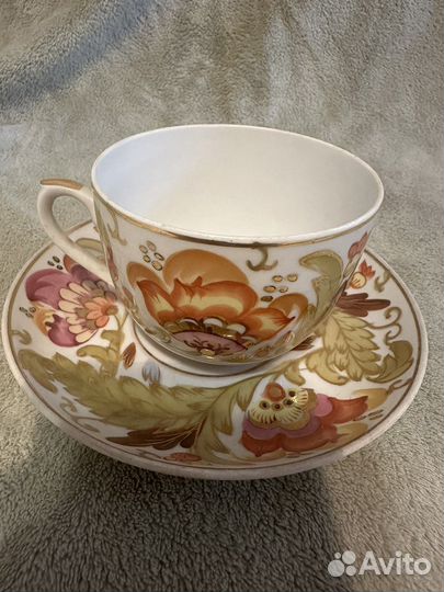 Чайная пара Вербилки «Маки»