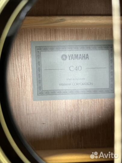 Гитара yamaha c 40