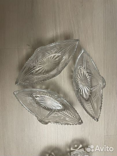 Хрусталь СССР вазы, салатницы