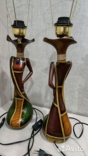 Лампа настольная в этническом стиле