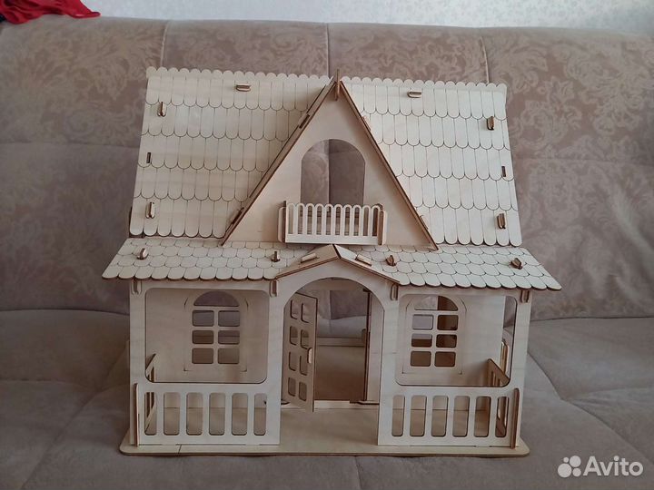 Домик кукольный (конструктор) деревянный