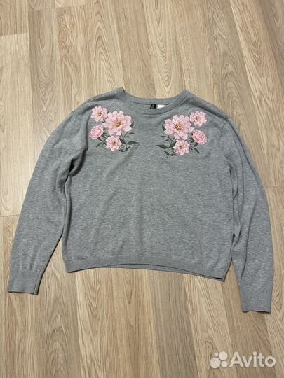 Свитер HM cерый