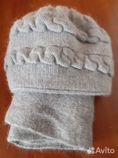 Комплект шапочка+шарф