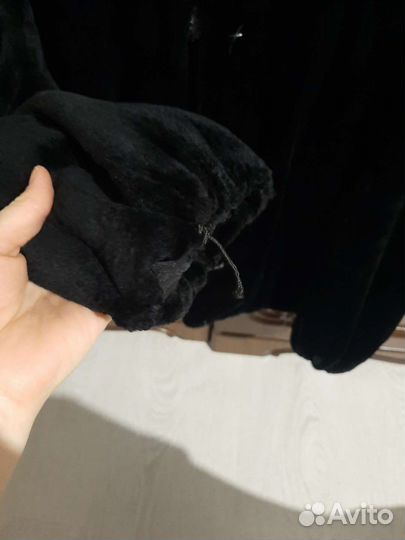 Шуба норковая с капюшоном 44 46