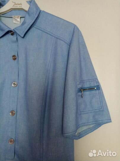 Практичное летнее женское платье, 50 р, Финляндия