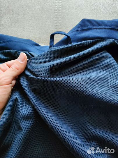 Форма офисная синяя, вкс, с длинным рукавом