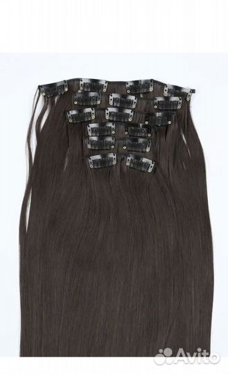 Накладные пряди искусственных волос на заколках