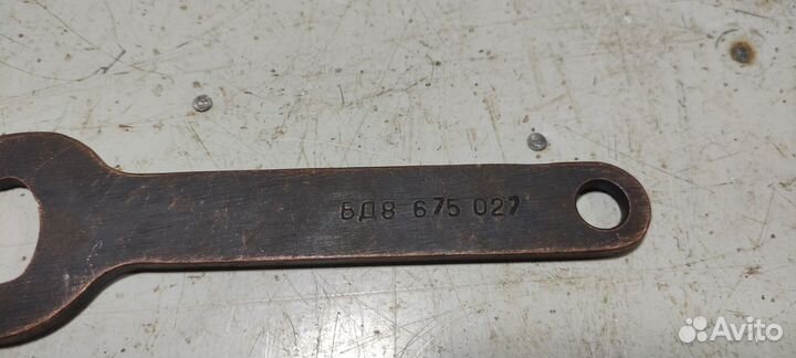 Ключ искробезопасный латунный 27 мм СССР