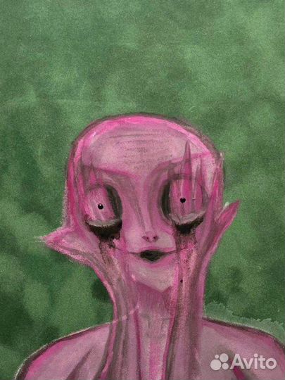 Картина на бархате