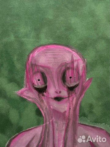 Картина на бархате