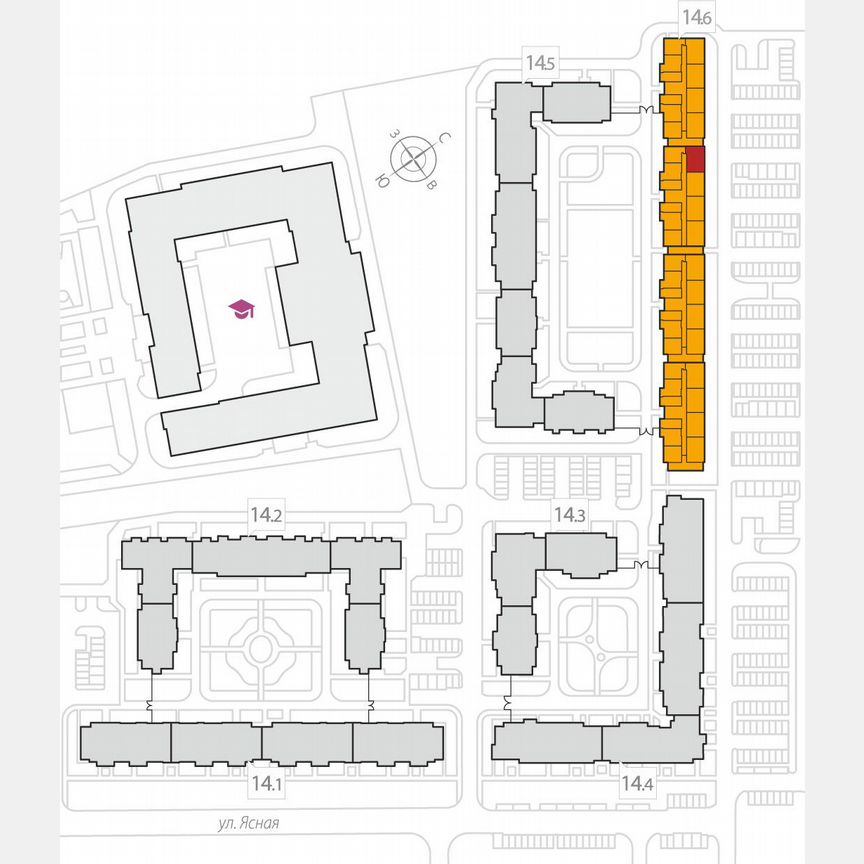2-к. квартира, 60,5 м², 1/8 эт.